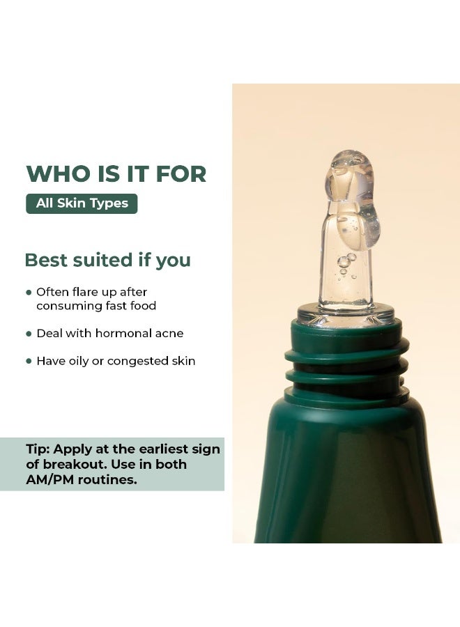 كيميائي واعي جل كونشيس كيميست® سريع المفعول لعلاج حب الشباب | 15 غرام | علاج ثلاثي المفعول مع 2% حمض الساليسيليك وحمض الأزيليك | يزيل البثور، ويقلل الاحمرار، ويخفف البقع الداكنة | للرجال والنساء - Image 3